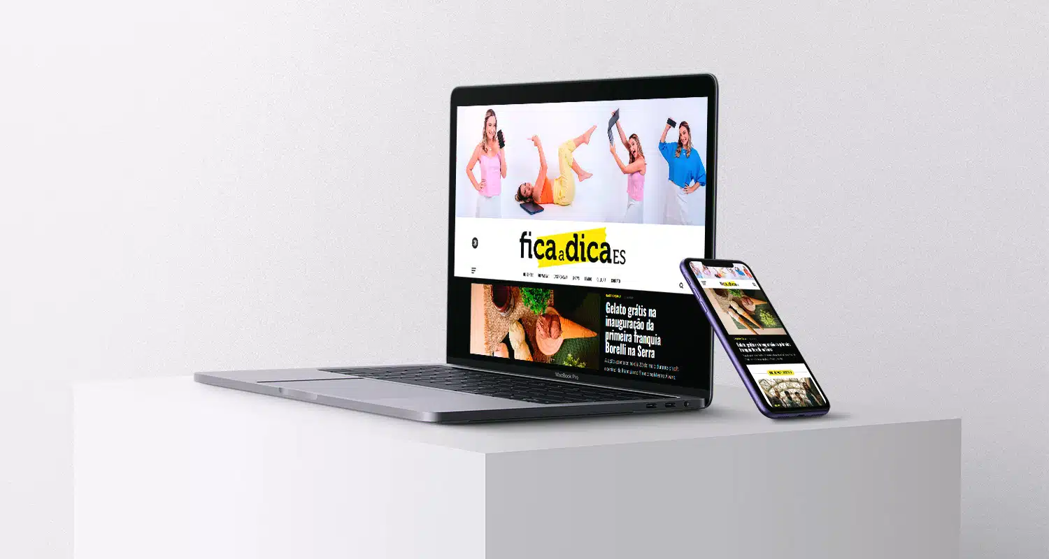 note Website Fica a Dica ES desenvolvida pela Nexfera, destacando inovações digitais para transformar negócios