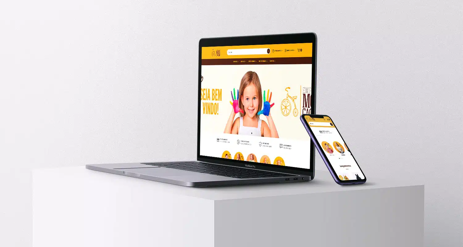 note E-commerce Empório Molecagem desenvolvida pela Nexfera, destacando inovações digitais para transformar negócios