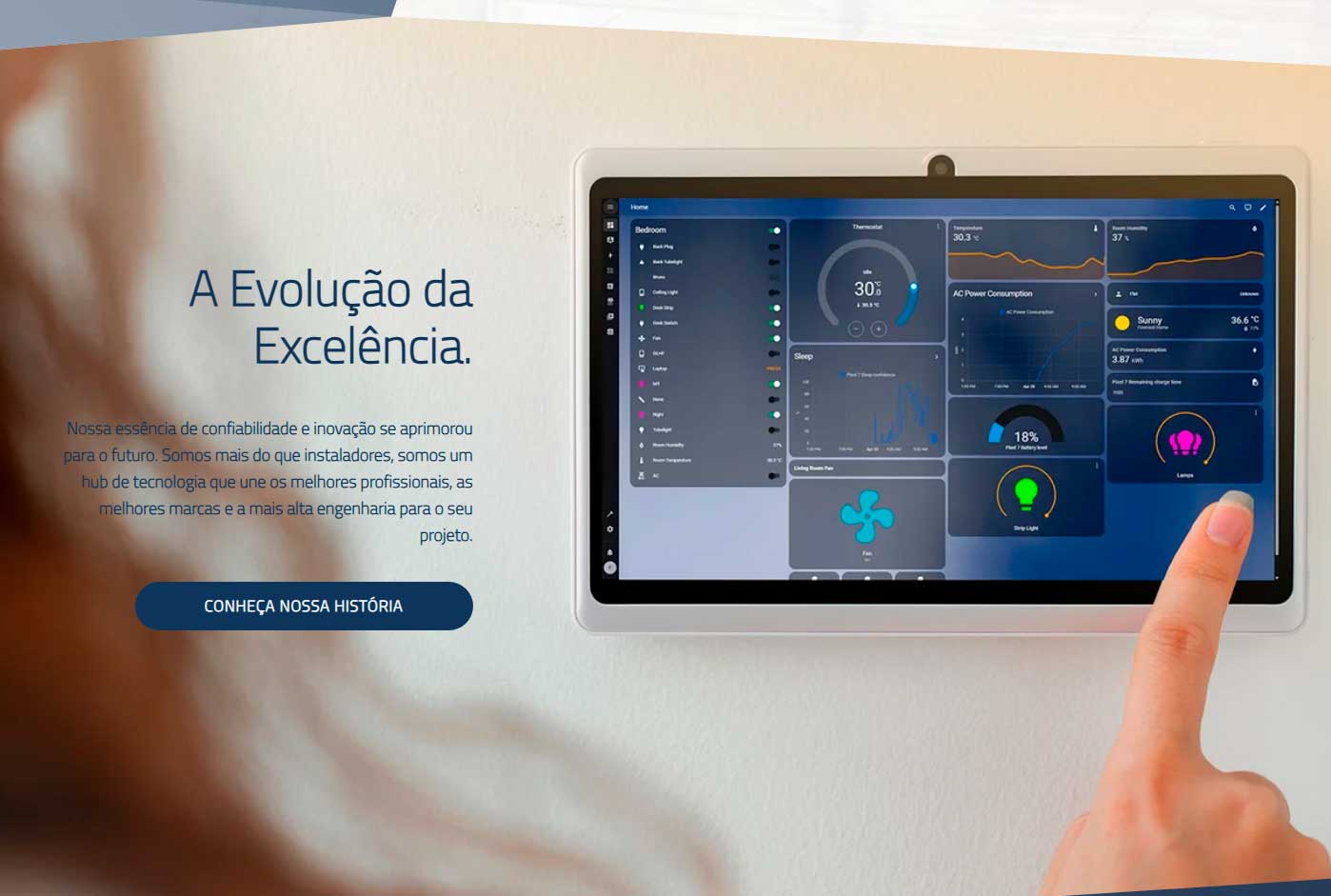 hubb. Tecnologia desenvolvido pela Nexfera, destacando inovações digitais para transformar negócios