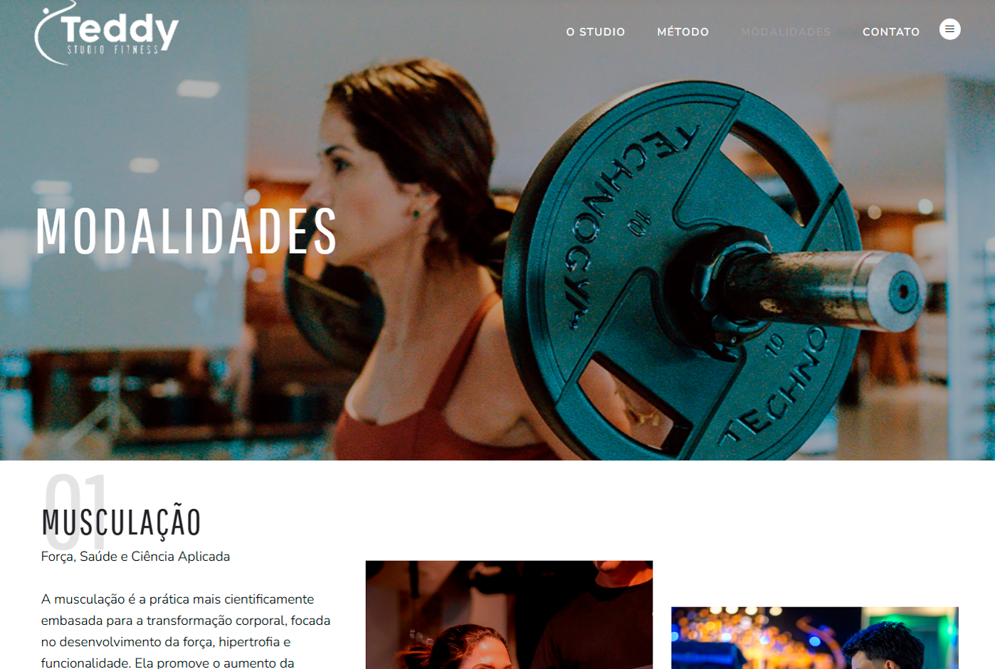 TeddyStudio Fitness desenvolvido pela Nexfera, destacando inovações digitais para transformar negócios