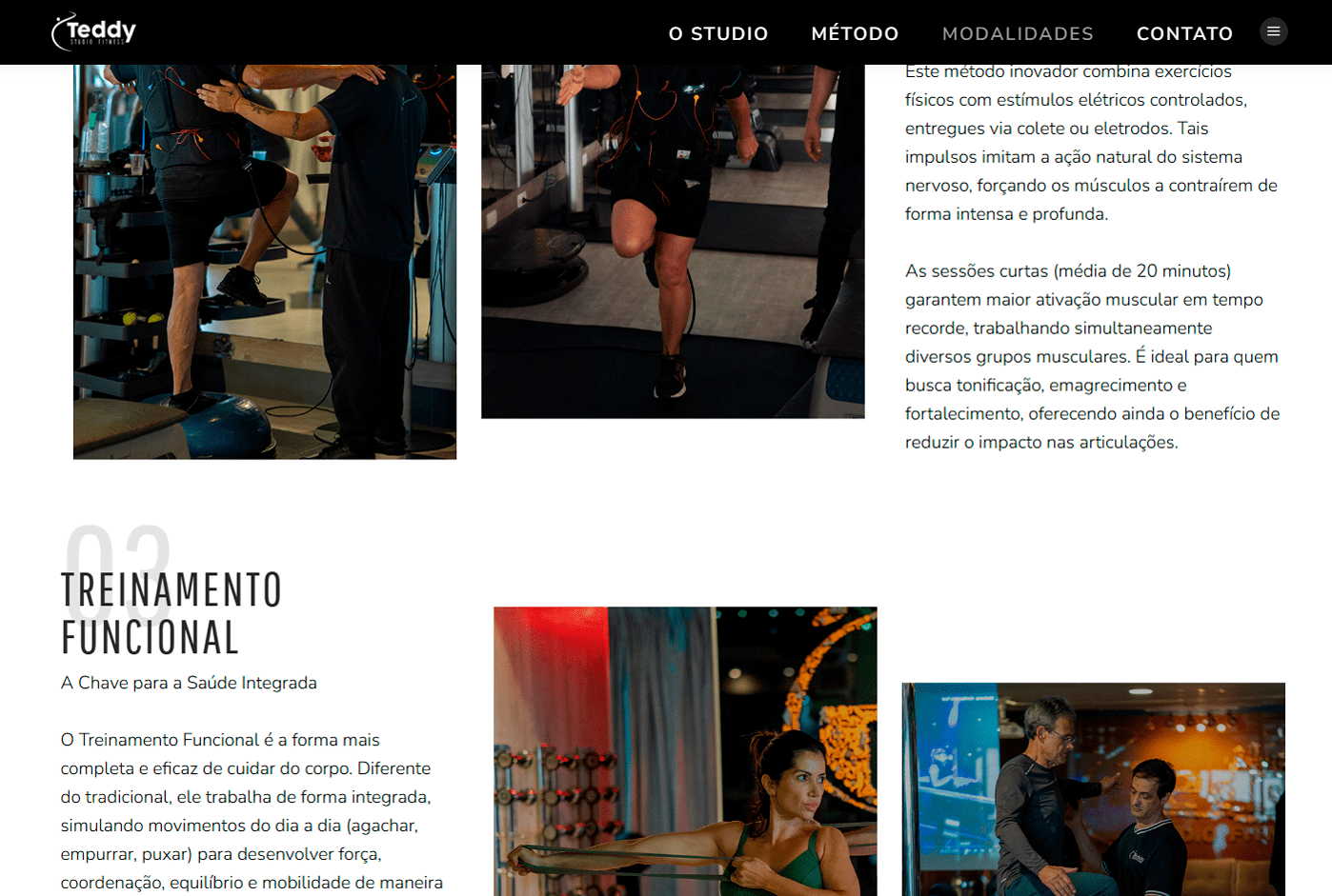 TeddyStudio Fitness desenvolvido pela Nexfera, destacando inovações digitais para transformar negócios